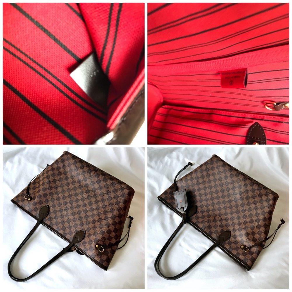Louis Vuitton Neverfull MM Damier Ebene Bag in Box - Picture 7 of 7